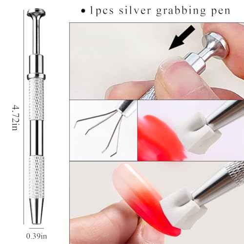 150Pcs Soft Nail Sponges for Ombre Mini Nail Art Sponges With Grabbing Pen Aura Nail Gradient Brush for Gel Nail Polish Sponge With 50pcs Disposable Gel Polish Palette Paper