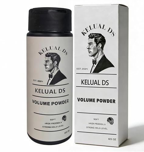 KELUAL DS Hair Texture Powder for Men - 1 Pack, Volumizing, Strong Hold, Non-Greasy Finish