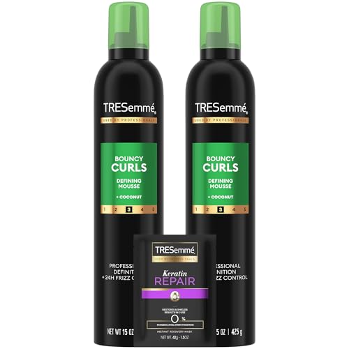 TRESemmé Bouncy Curls Hair Mousse Set - 2-Pack 15oz & 2oz Travel Size