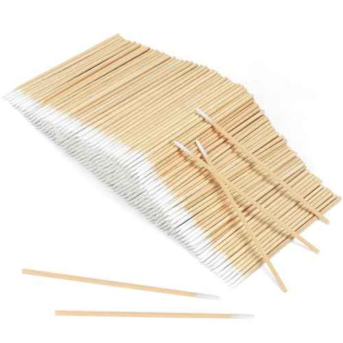 1600PCS Precision Microblading Cotton Swabs, 4 inch Pointed Cotton Swab, Disposable Cotton Sticks for Makeup, Cleaning Nail Polish, Eyebrow, Tattoo Permanent Supplies, Craft