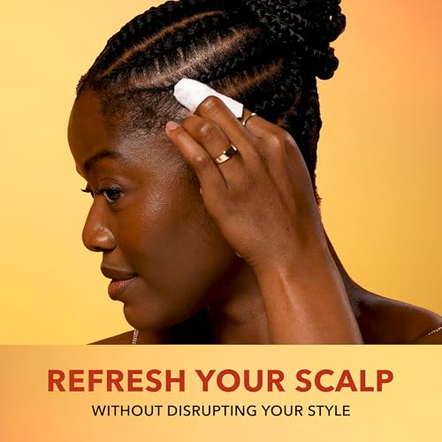 Creme of Nature Argan Oil from Morocco Scalp Relief Wipes, Moisturizing Cleanser for Dry Irritated Scalp, Braids & Locs Care, 20 count