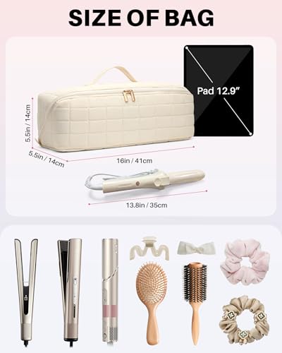 Noldena Travel Case for Full-Size Styling Tools with Heat Mat