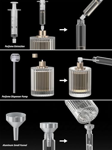 FENHON 12ml Leather Perfume Atomizer - Portable Travel Spray Bottle