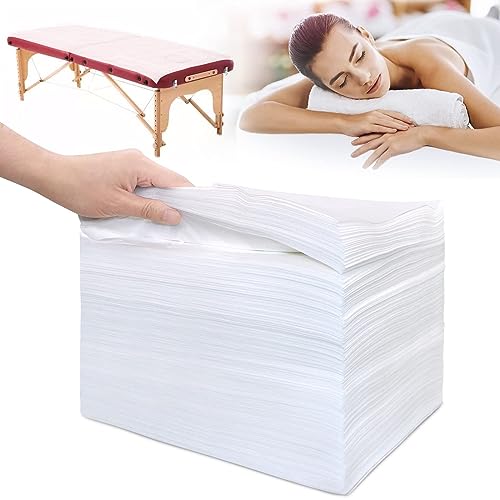 100Pcs Disposable Massage Table Sheets 31.5" x 71" Non-Woven