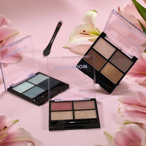 4-in-1 Eye Makeup Kit with Eyeshadow, Eyeliner & Brow Pencil