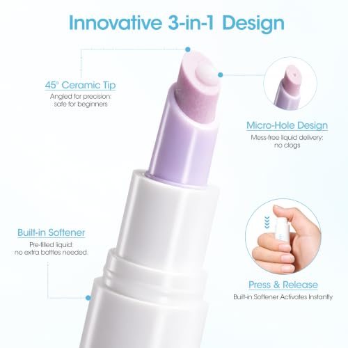 Gellen 3-in-1 Cuticle Remover & Aloe Vera Oil Pen Set
