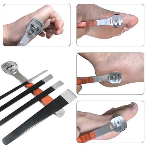 Professional Stainless Steel Foot Callus Shaver Set - 36 Pcs Pedicure Kit