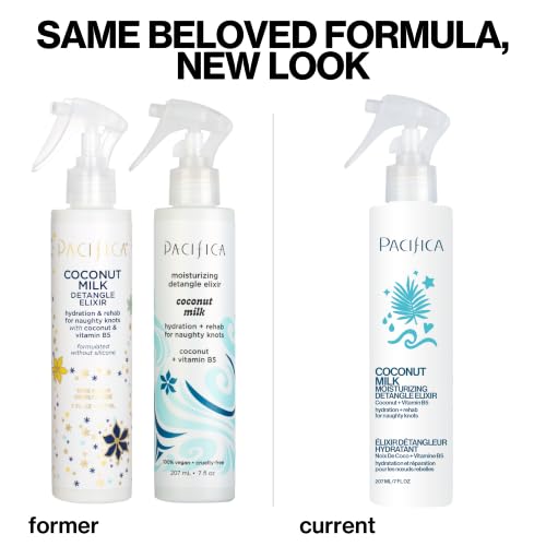 Pacifica Coconut Milk Detangler Spray – Leave-In Conditioner