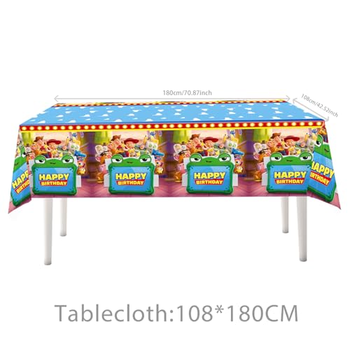 Toy Theme Birthday Party Supplies Set – Banner, Balloons & Decorations