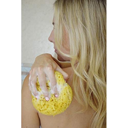 Natural Elements Foam Bath Sponges, Spa Experience at Home, Pack of 3