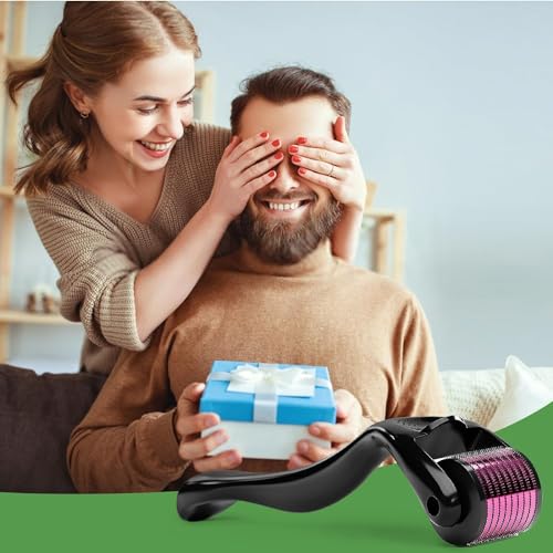 540 Titanium Derma Roller for Hair Beard & Facial Skin