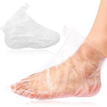 Disposable Paraffin Bath Foot Liners - 100 Pack Plastic Wax Therapy Booties