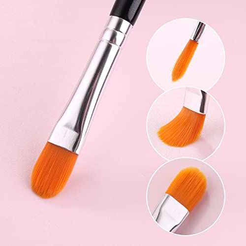 Flat Concealer brush Brow Brush Black Single Brushes Eye Shadow Primer Applicator Brush for Blending, Small Makeup Brush Concealer Brush Eyeshadow brush