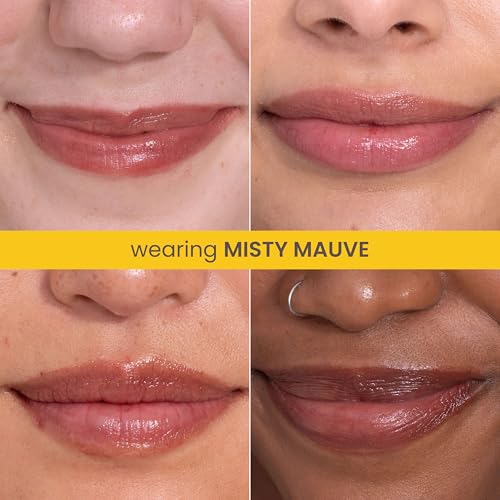 Burt¡¯s Bees Tinted Boosted Balm, Misty Mauve, Hydrating Tinted Lip Balm with Vitamin C, E, and F Core, 24 Hour Lip Moisturizer with Responsibly Sourced Beeswax, 100% Natural Origin, 1 Count, 0.16oz