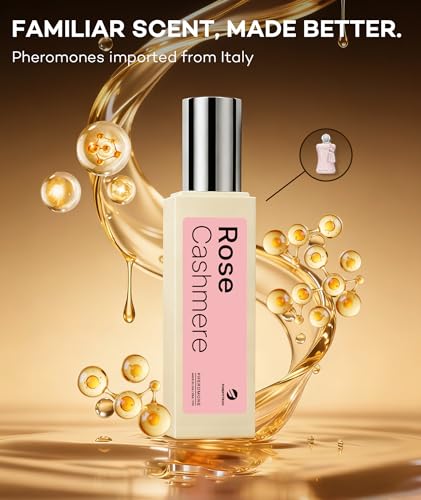 Rose Cashmere Pheromone Perfume Oil Roll-On for Women, 10ml