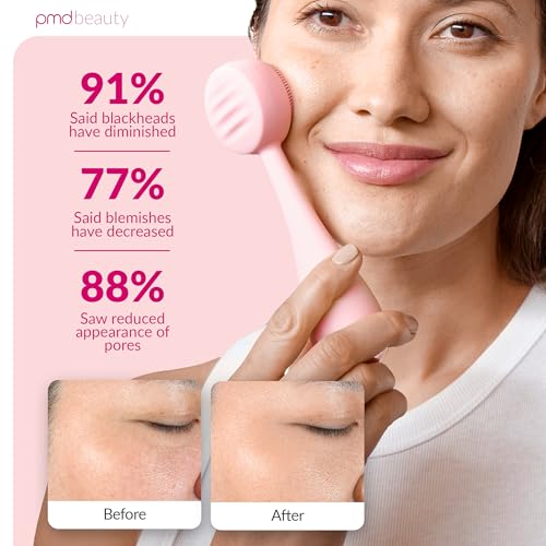 PMD Beauty Clean Waterproof Silicone Facial Cleansing Brush & Massager