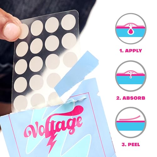 Hydrocolloid Pimple Patches for Acne - 20 Count Clear Face Cover