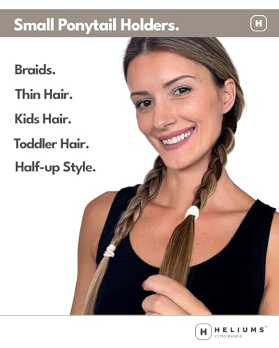 Heliums Small Hair Ties Sandy Blonde 30 Count 1 Inch