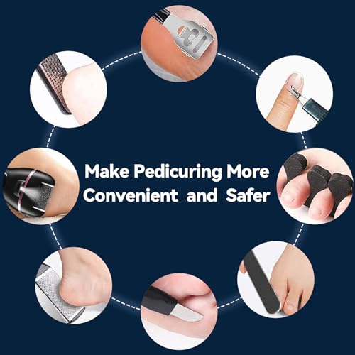17-in-1 Electric Foot Callus Remover Pedicure Kit - Waterproof & Rechargeable