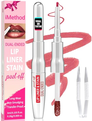 iMethod Dual-Ended Lip Liner Stain Peel Off Nude Pink