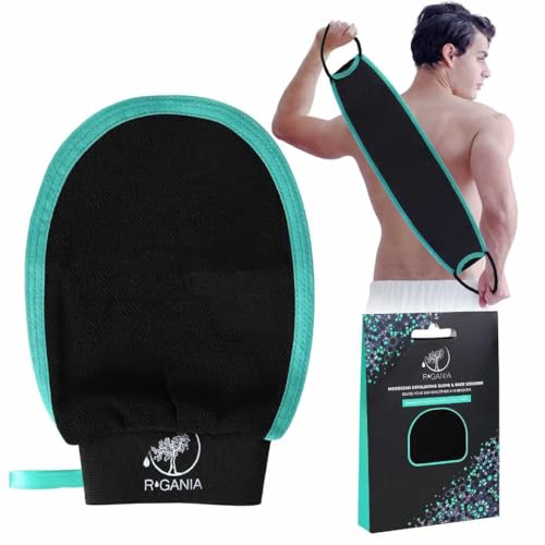 Deep Viscose Exfoliating Glove & Back Scrubber for Body & Skin Care