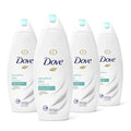 Dove Sulfate Free and Hypoallergenic, Sensitive Skin Body Wash, 22 Fl Oz (Pack of 4)
