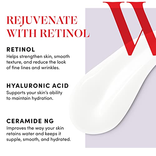 Womaness Plump It Up Retinol Serum - Roll-On Hyaluronic Acid Hydrating Serum, Collagen Boosting Retinol Fine Lines and Wrinkles Treatment + Smoothing Ceramide NG Anti Aging Skin Care Serum (30ml)