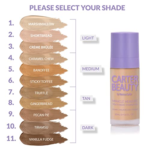 Carter Beauty Miracle Skin 7-Piece Makeup Gift Set - Sticky Toffee