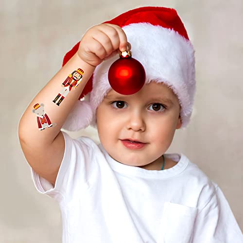 Nutcracker Temporary Tattoos - 39 Pack Christmas Party