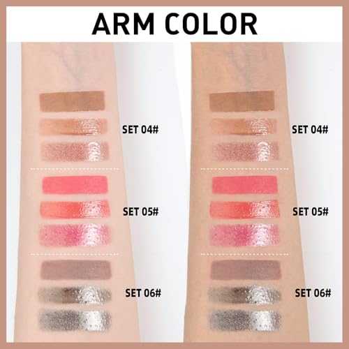 Lip Stain & Gloss Set - Waterproof Peel Off Lip Tint Kit