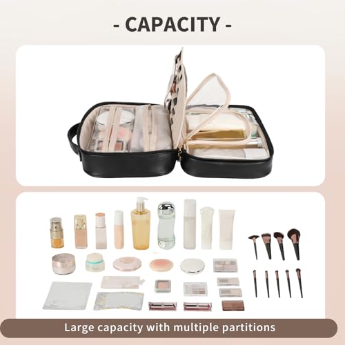 Travel Toiletry Bag for Women - Waterproof Makeup Organizer