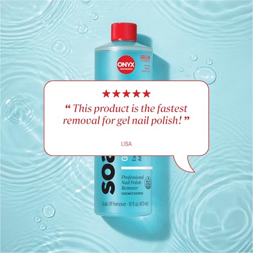 Onyx Professional Coconut Nail Polish Remover & Nail File - 16 oz