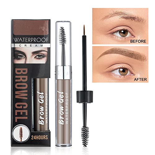 Waterproof Eyebrow Gel - 8 Colors, Long-Lasting & Smudgeproof