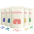 Wax Beads, Anreacho 1.1 lb Hard Wax Beans for Hair Removal, Brazilian, Bikini, Face, Eyebrows, Underarms, Chest, Back, Legs, Wax Refill for Women & Men, Pack of 5