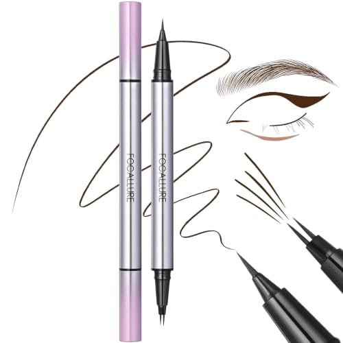 FOCALLURE Eyebrow Pen Micro Fork, Waterproof Brow Pencil