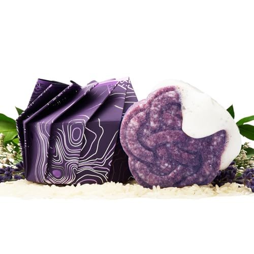 Viori Purple Shampoo Bar - Handcrafted with Longsheng Rice Water & Natural Ingredients - All Natural Shampoo Bar - Neutralizes Brassy Tones In Blonde Hair