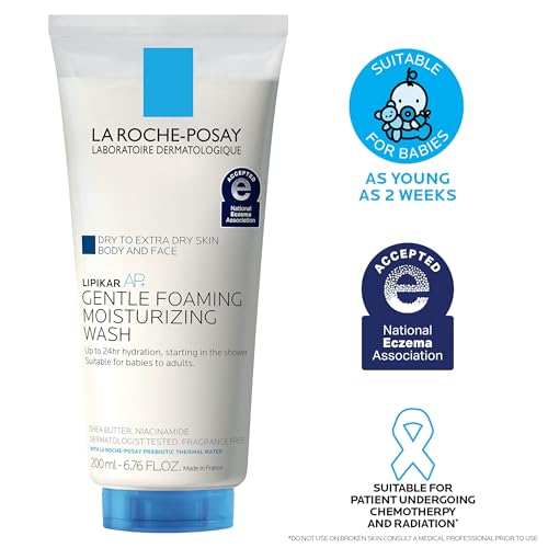 La Roche-Posay Lipikar AP+ Gentle Moisturizing Body Wash with Shea Butter - 6.76 Fl Oz