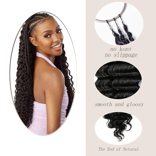 IAMFUPO Miracle Knots Crochet Hair 18" for Black Women - 100 Strands