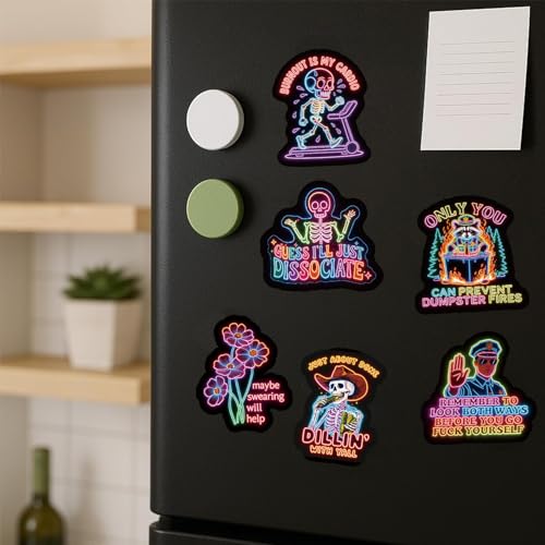 Neno Funny Stickers Pack - 120 Waterproof Vinyl Sarcastic Decals for Laptop Water Bottle Phone