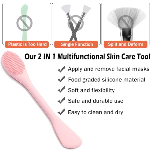 RamPula 2-in-1 Silicone Face Mask Brush & Scrubber