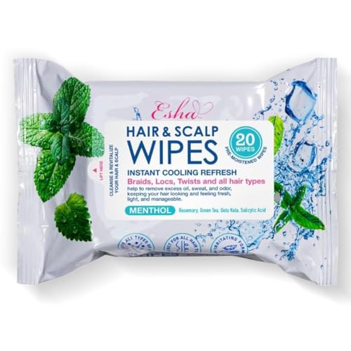 ESHA Hair & Scalp Wipes - Instant Cooling Refresh