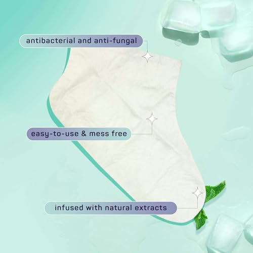SpaLife Men's Cooling Mint Hand Moisturizing Gloves for Dry Skin (6 Pairs)