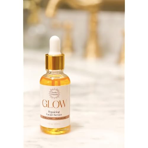 Glow [Repairing Facial Serum] - Antioxidant-rich - Retinol alternative - Reduce signs of aging - Support collagen production - Fade dark spots - Increasing elasticity, firmness, and radiance.