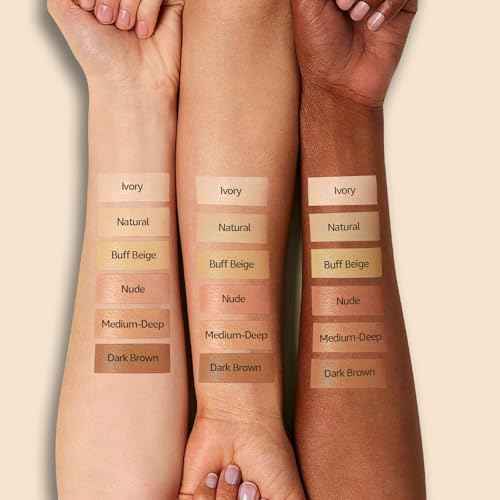 Air Cushion CC Cream Foundation - Mushroom Head BB Creams, Long Lasting Concealing Brightening, Moisturizer Face Cream,Facial Skin Care Makeup For All Skin Types (Natural)