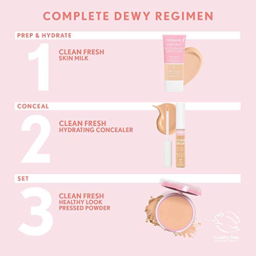 COVERGIRL Clean Fresh Pressed Powder, Light 0.35oz
