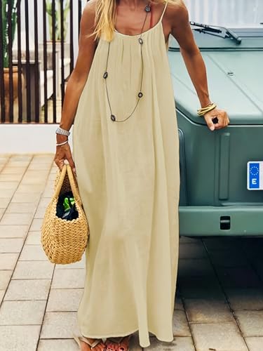 Women's Summer Sleeveless Backless Cami Sundress
