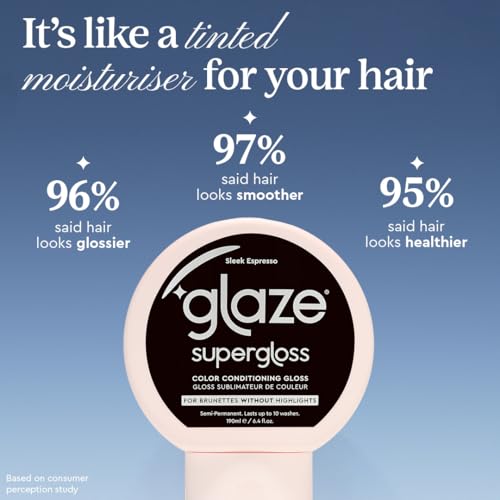 Glaze Supergloss Hydrating Semi-Permanent Hair Color – Sleek Espresso