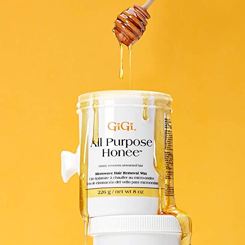 GiGi All Purpose Honee - Microwave Hair Removal Wax, 8 Ounces