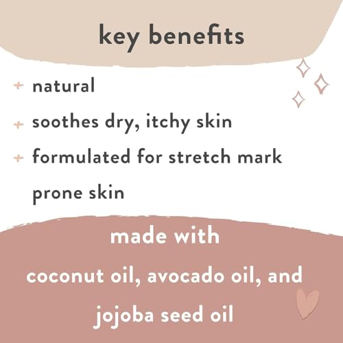 The Honest Company Mama Hydrating and Soothing Glow On Body Belly Oil, Plant Based Hypoallergenic, Fragrance-Free, 4.2 fl oz