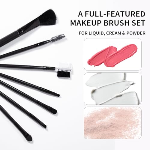 YBUETE Complete Makeup Kit for Women & Teens - 40 Eyeshadow Colors, Brushes, Bag
